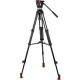 Sachtler Kit Trépied Aluminium avec Tête Fluide ACE XL