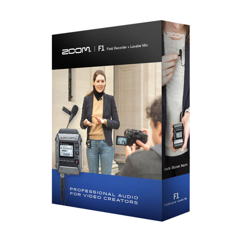 Zoom F1-LP Enregistreur de terrain 2 pistes avec Micro Lavalier