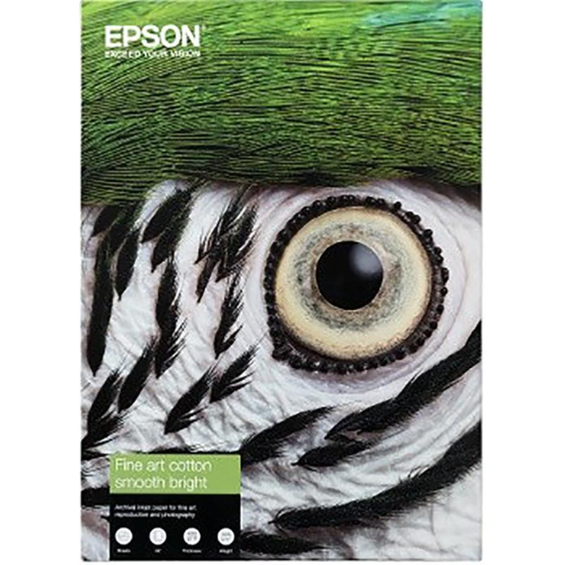 Epson Papier Fine Art Cotton Smooth Bright A4 25f 300g