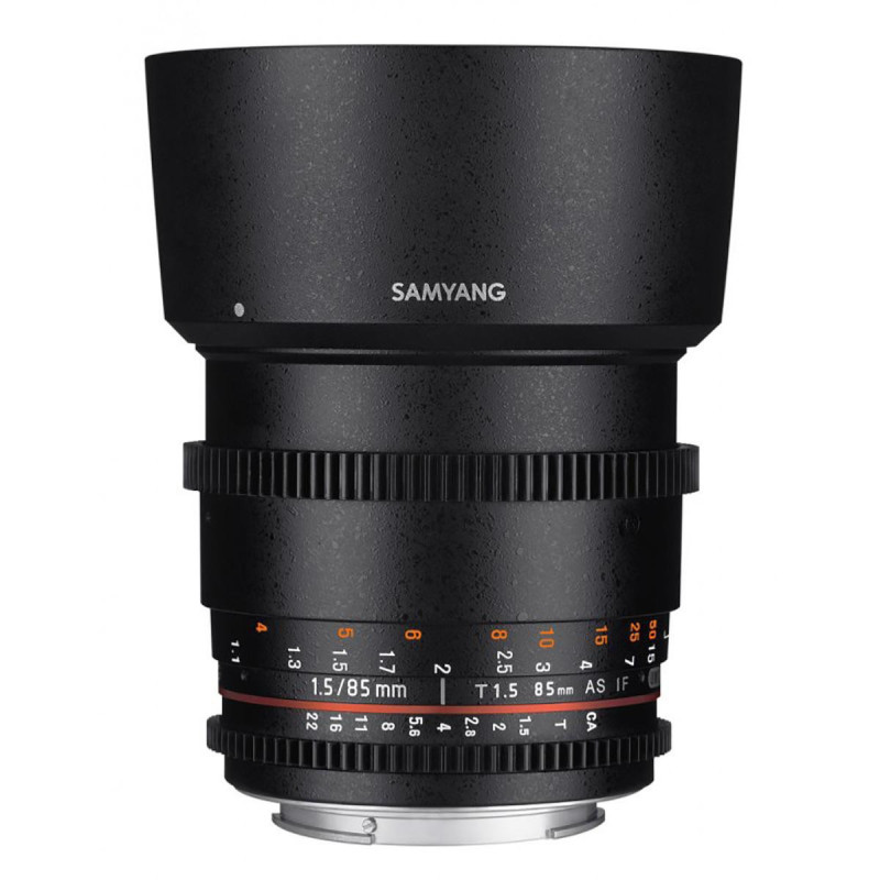 Samyang Objectif 85mm T1.5 VDSLR II Canon