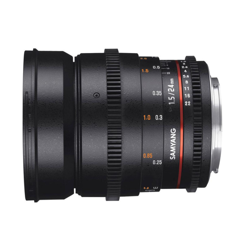 Samyang Objectif 24mm T1.5 VDSLR II Canon