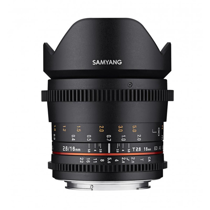 Samyang Objectif 16mm T2.6 VDSLR Canon