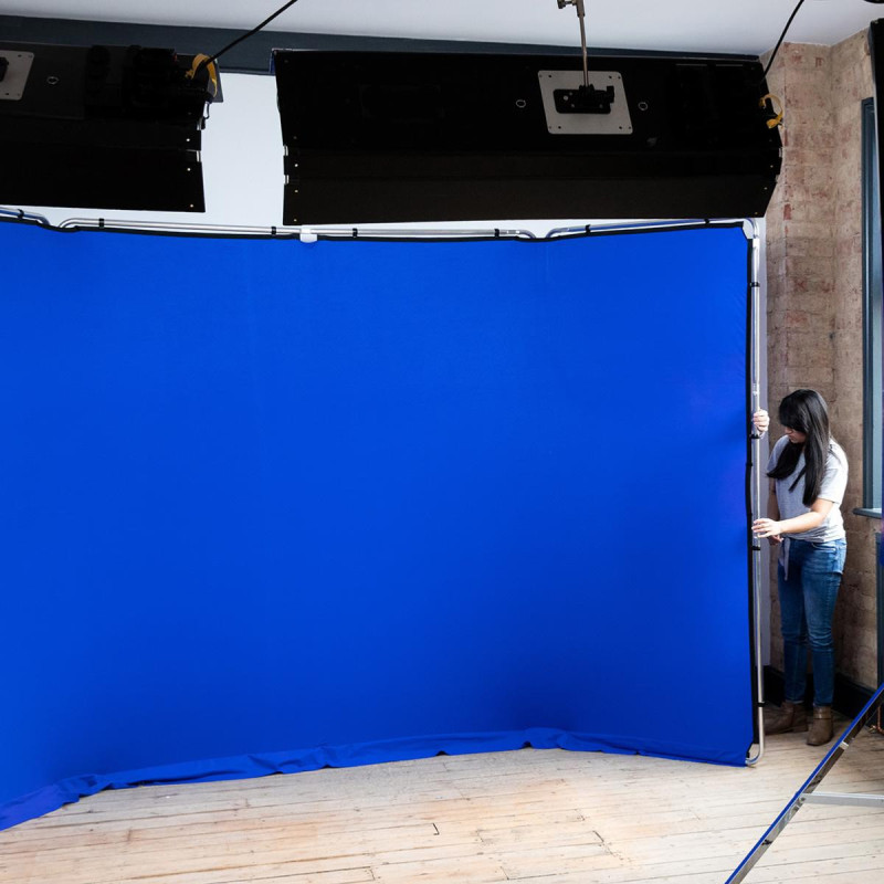 Manfrotto Toile ChromaKey Bleu 4m