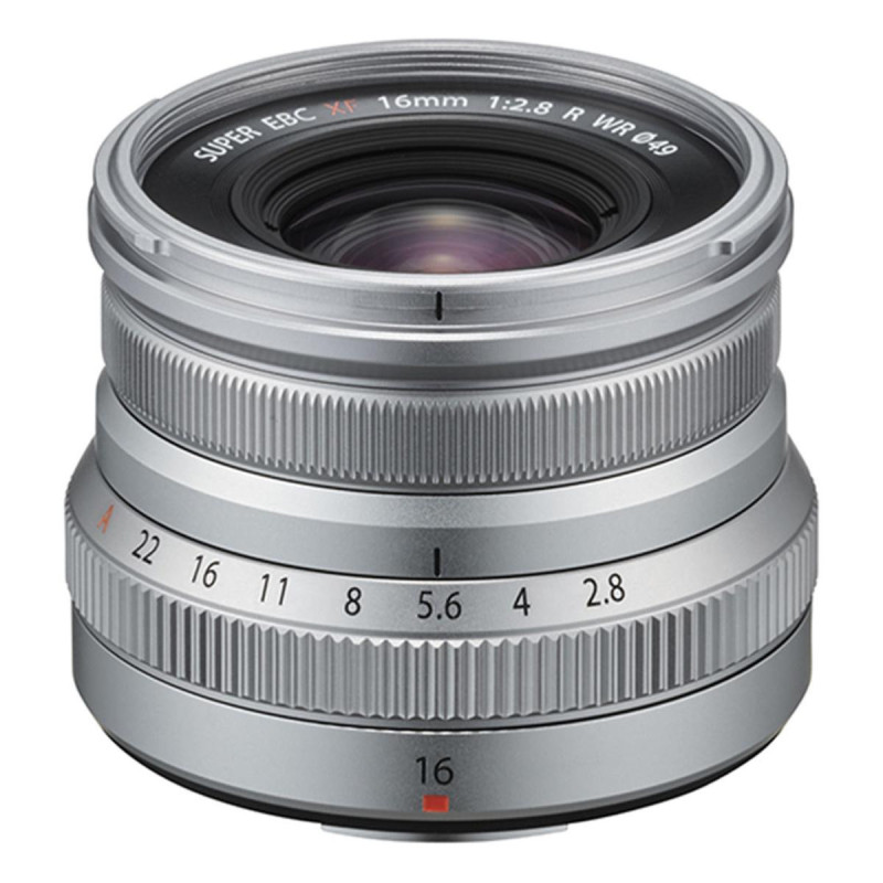Fujifilm Objectif Fujinon XF 16mm f/2.8 R WR - Silver