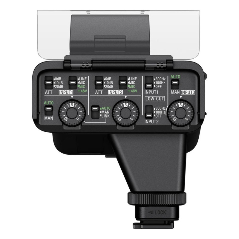 Sony Micro avec Adaptateur audio XLR-K3M