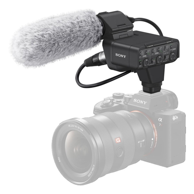Sony Micro avec Adaptateur audio XLR-K3M