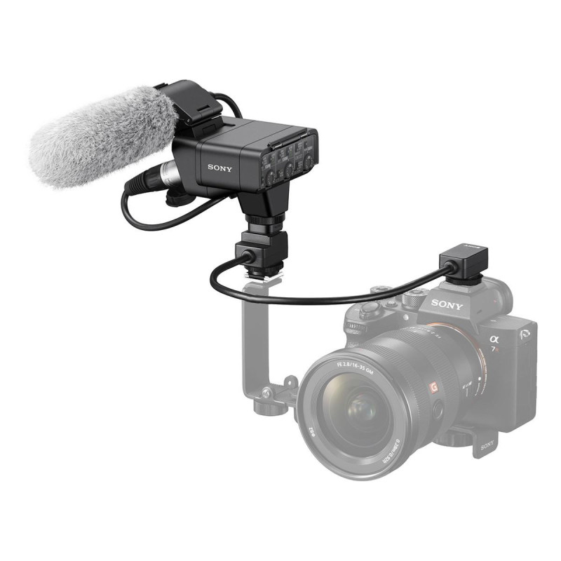 Sony Micro avec Adaptateur audio XLR-K3M