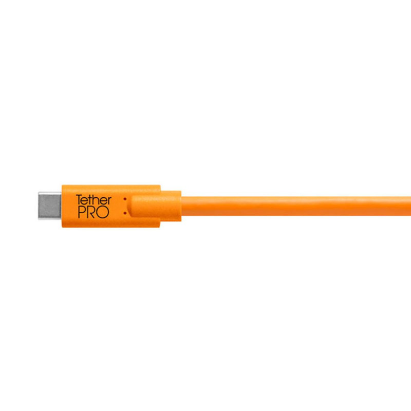 Tetertools Câble TetherPro USB-C vers mini-USB 2.0 Mini-B 8Pin Orange