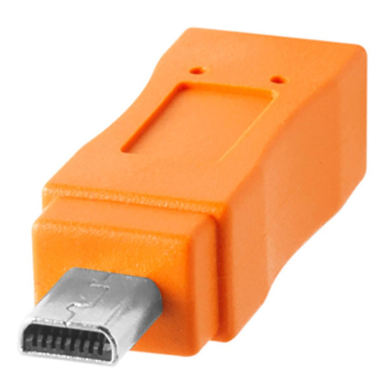 Tetertools Câble TetherPro USB-C vers mini-USB 2.0 Mini-B 8Pin Orange