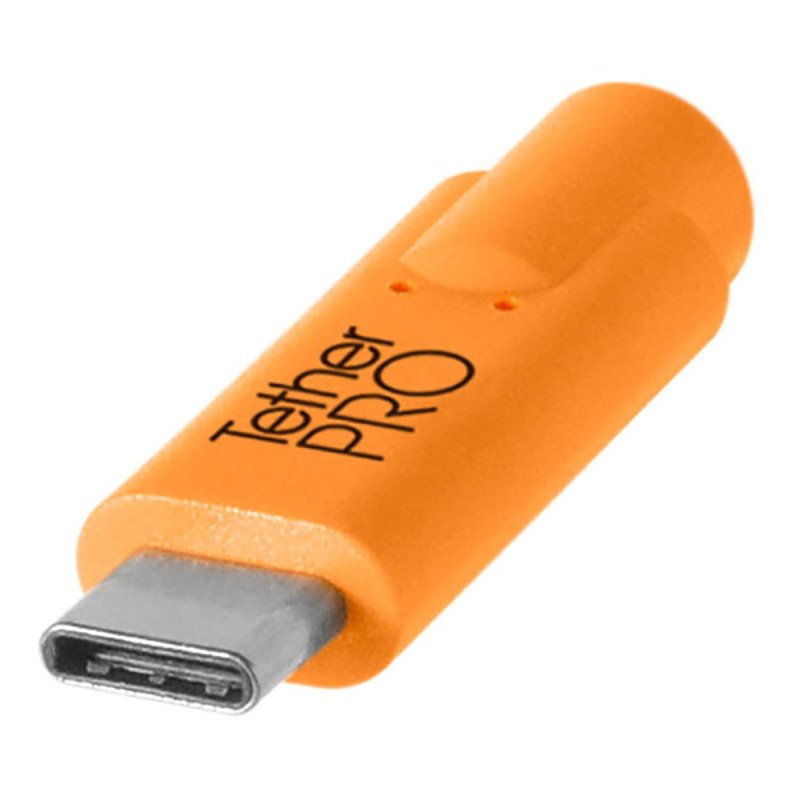 Tetertools Câble TetherPro USB-C vers mini-USB 2.0 Mini-B 8Pin Orange