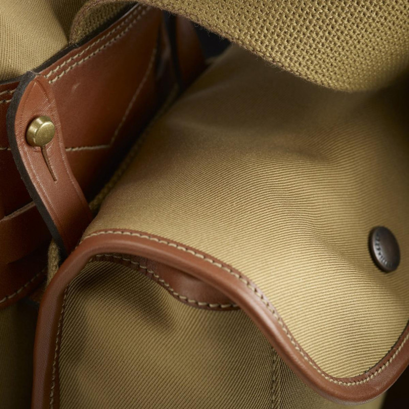 Billingham Sac d\'épaule Classic 550 Toile Kaki - Cuir Fauve