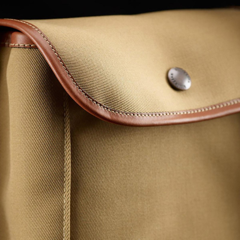 Billingham Sac d\'épaule Classic 550 Toile Kaki - Cuir Fauve