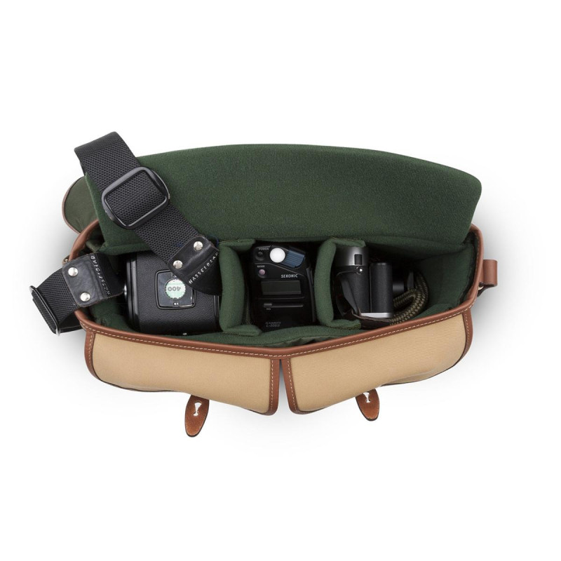 Billingham Sac d\'épaule Hadley Pro 2020 Toile Kaki - Cuir Fauve