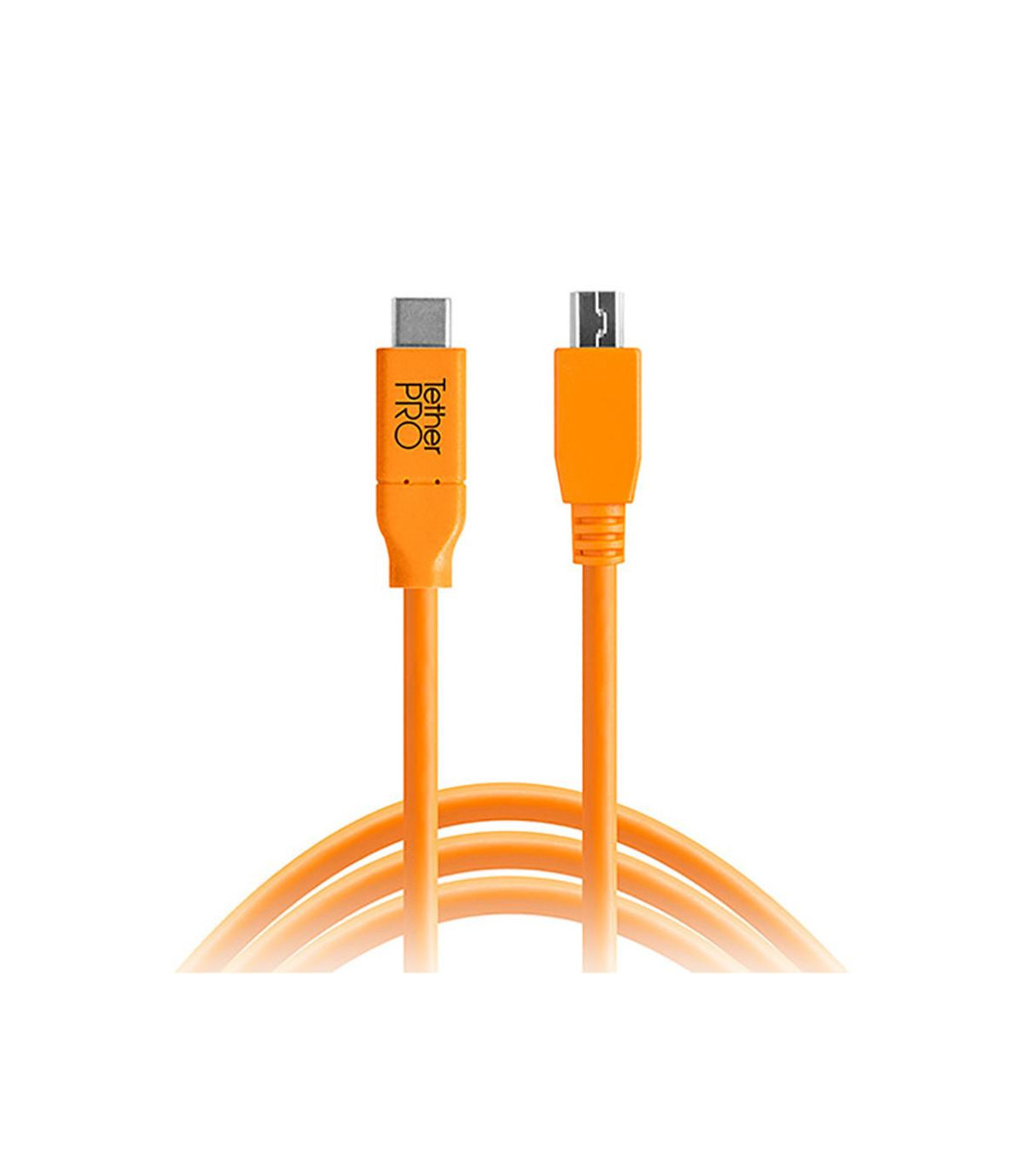 Tethertools Câble Tetherpro USB-C vers Mini-B 2.0 5 broches • Orange -  Prophot