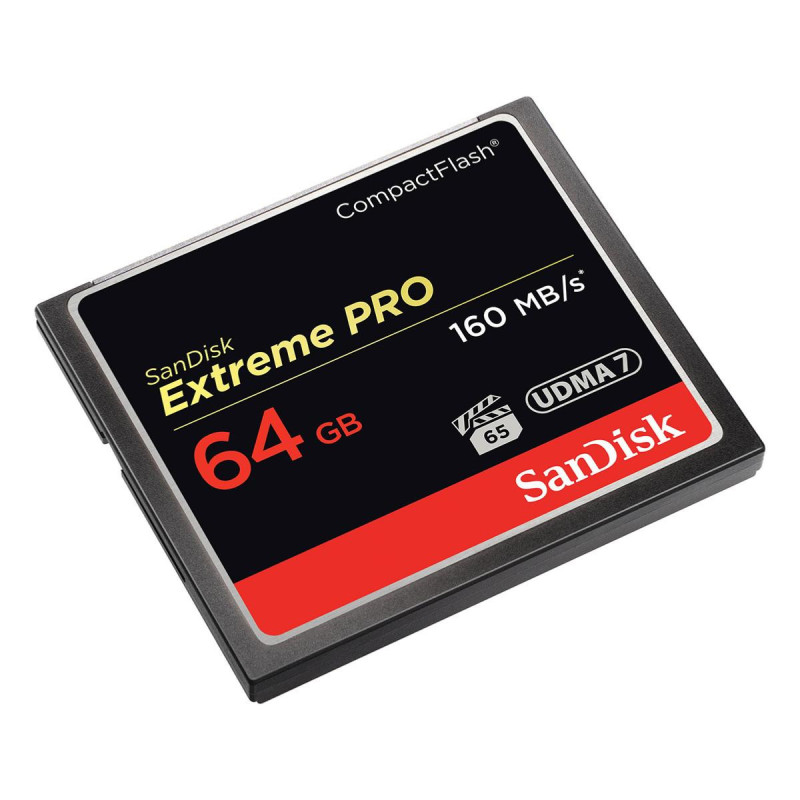 Sandisk carte Compact Flash Extreme Pro (160MO/S) 64GO
