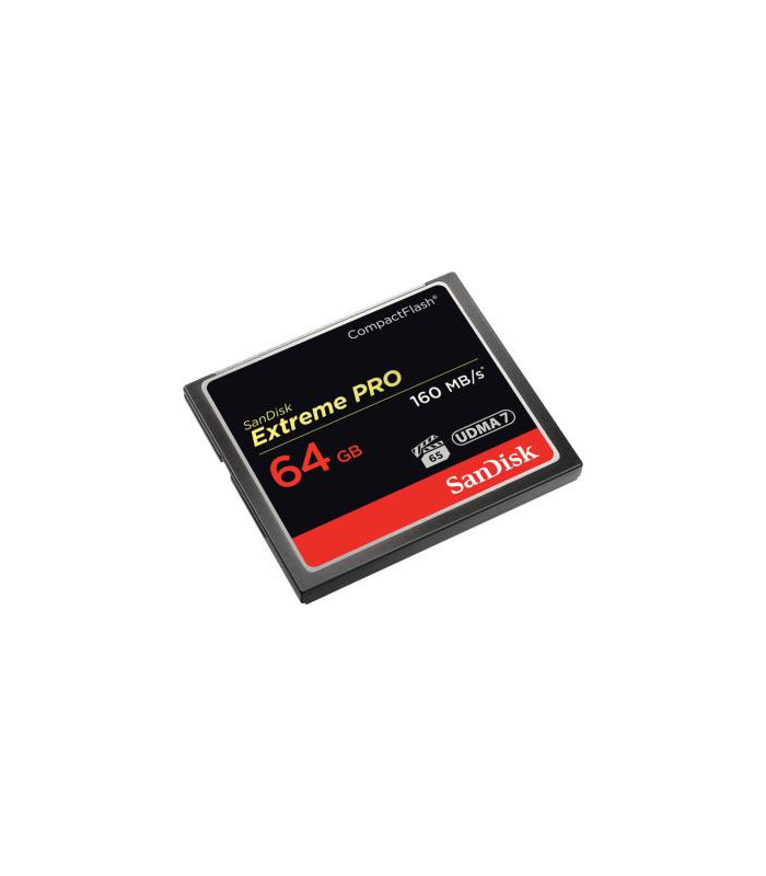 Sandisk carte Compact Flash Extreme Pro (160MO/S) 64GO