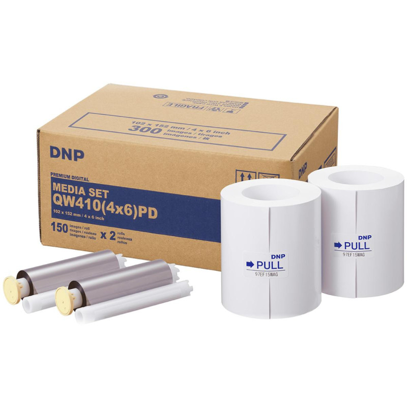 DNP Kit Impression QW410 Premium 10x15cm 300 tirages