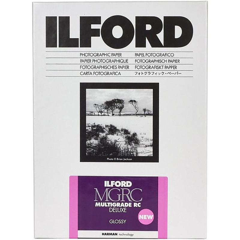 Ilford Papier MG V RC Deluxe Brillant 24 x 30,5 cm 50 feuilles