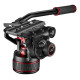 Manfrotto Kit Rotule Vidéo Nitrotech 608 + Trépied Single Leg Carbone