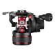 Manfrotto Kit Rotule Vidéo Nitrotech 608 + Trépied Single Leg Carbone