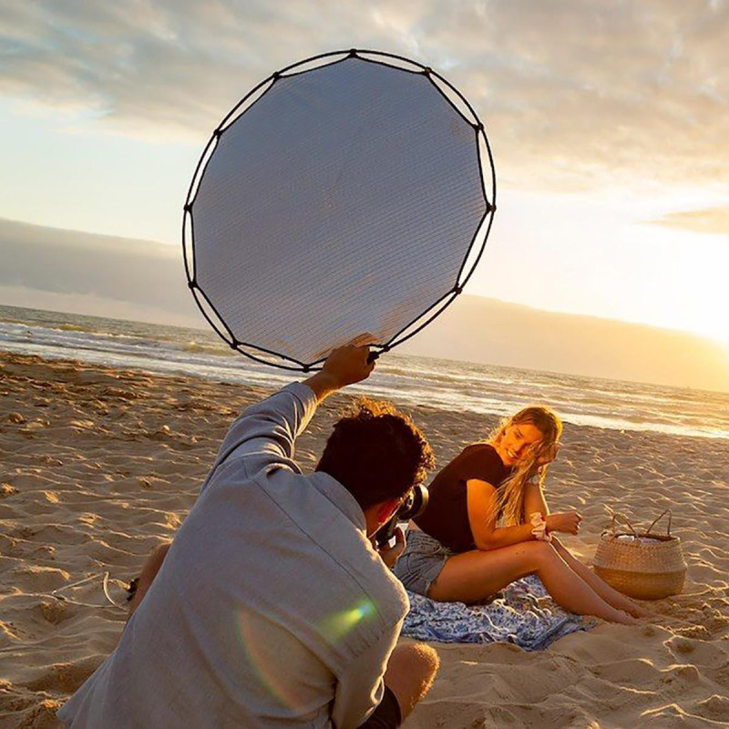 Manfrotto Toile Réflecteur HaloCompact 82cm Sunlite / Soft Silver