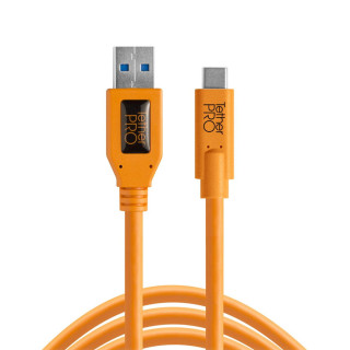 Tethertools Câble Tetherpro USB 3.0 vers USB-C 4,6m • Orange