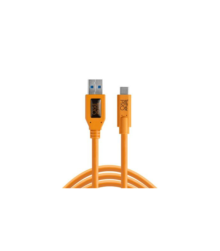 Tethertools Câble Tetherpro USB 3.0 vers USB-C 4,6m • Orange