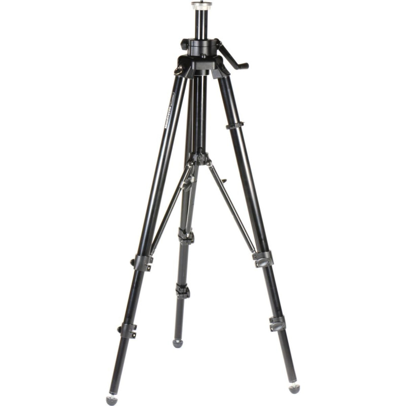 Manfrotto Trépied Pro avec Colonne à Crémaillère en Aluminium Noir
