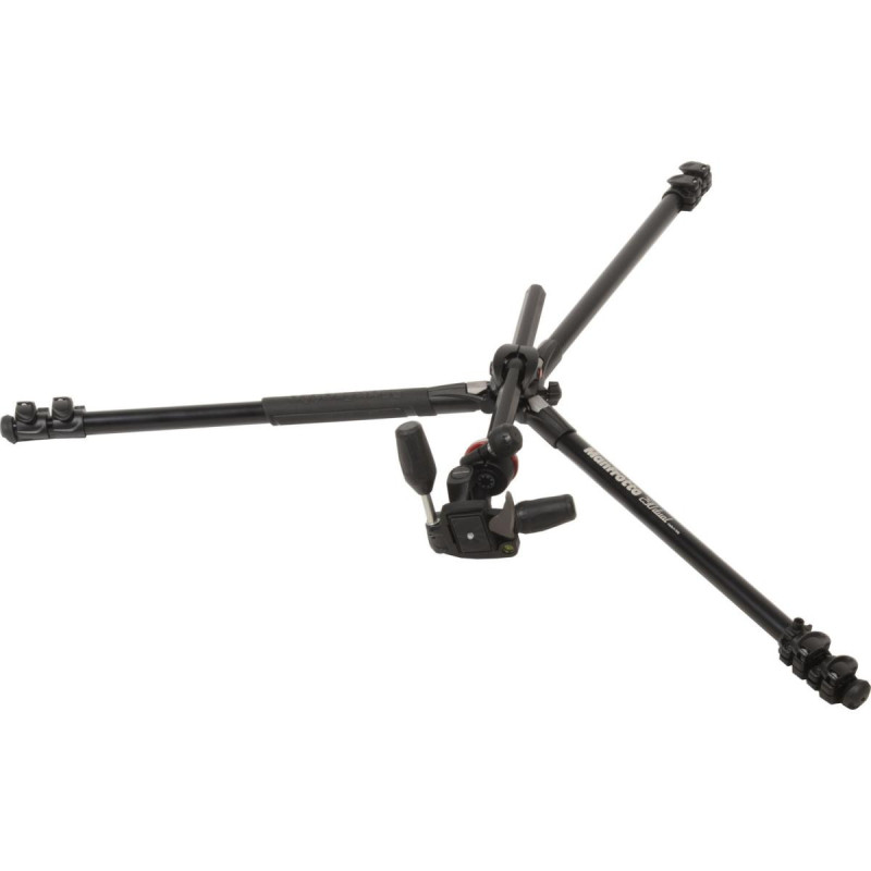 Manfrotto Kit Trépied Alu 3 Sections Dual 290 avec rotule 3D 804