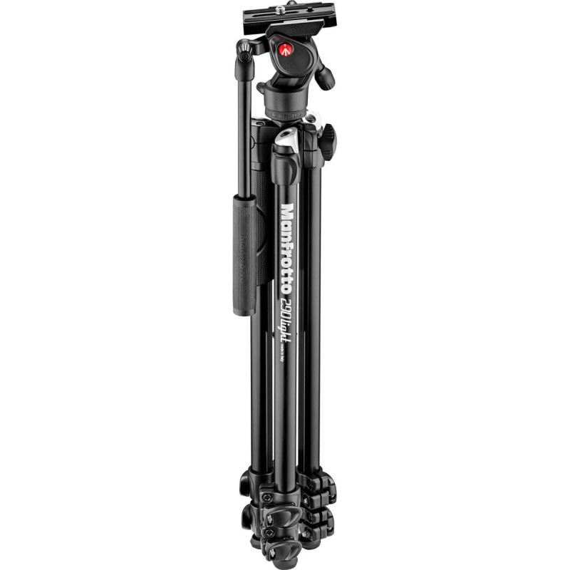 Manfrotto Kit Trépied Alu 3 Sections 290 Light avec Rotule Vidéo Flui