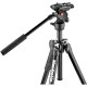 Manfrotto Kit Trépied Alu 3 Sections 290 Light avec Rotule Vidéo Flui