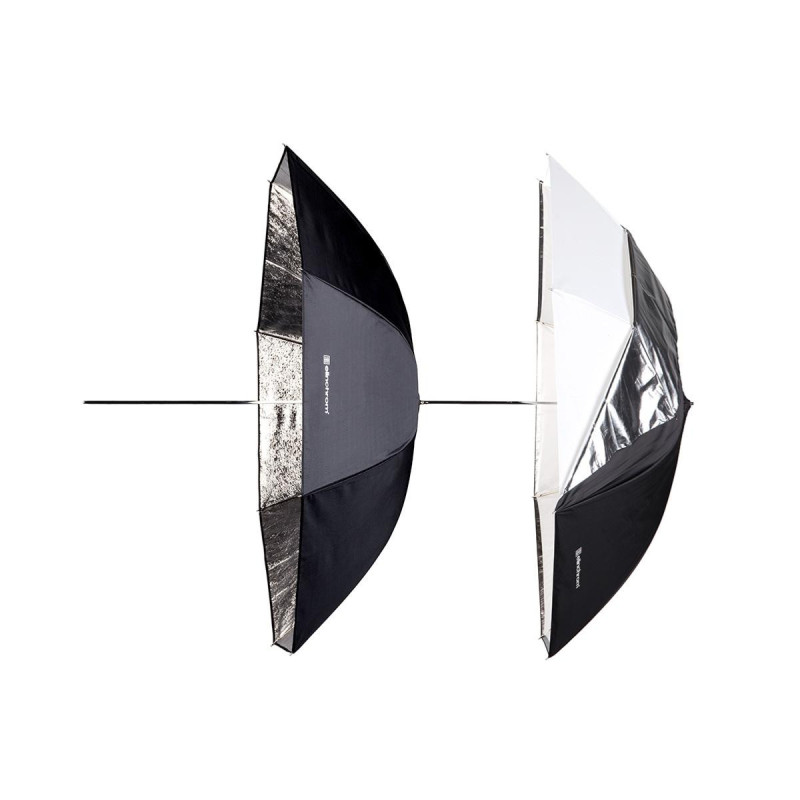 Elinchrom Kit Parapluies To Go Shallow Argent et Blanc / Translucide
