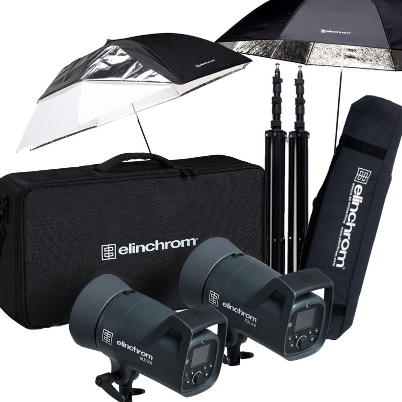 Elinchrom Kit ELC 500 Parapluies