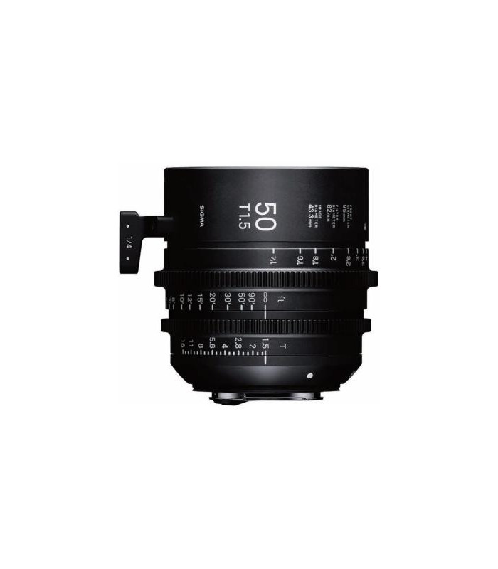Sigma Objectif Cine High Speed Prime 50mm T1.5 FF  Canon EF - Feet