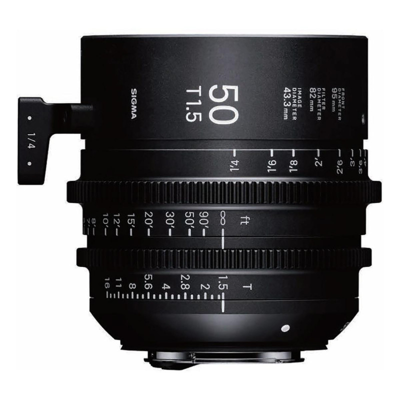 Sigma Objectif Cine High Speed Prime 50mm T1.5 FF  Monture E - Feet