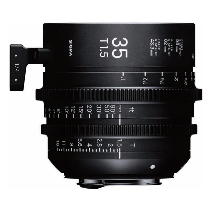 Sigma Objectif Cine High Speed Prime 35mm T1.5 FF monture E - Feet