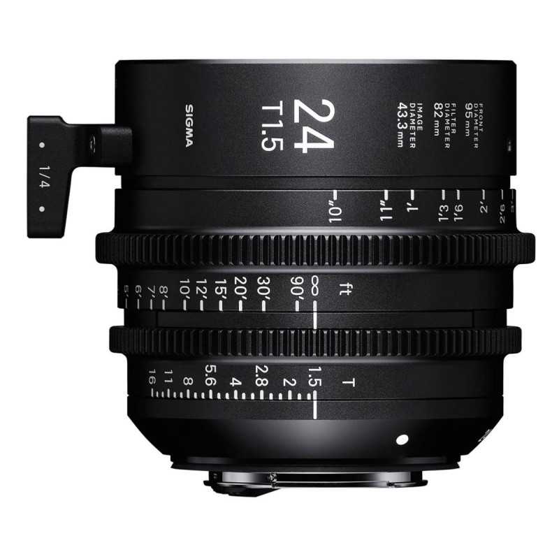 Sigma Objectif Cine High Speed Prime 24mm T1.5 FF monture E - Feet
