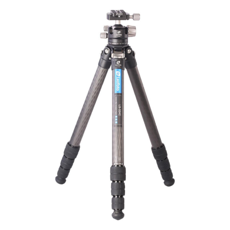 Leofoto Kit Trépied LS-324C Carbone 4 sections avec rotule LH-40