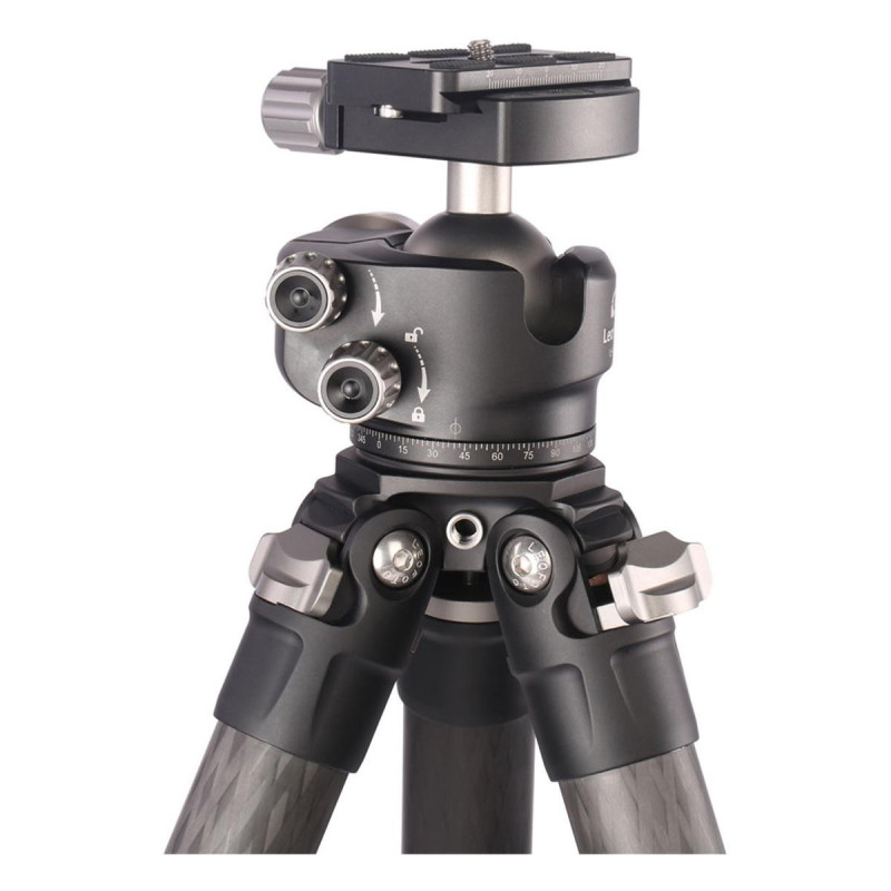 Leofoto Kit Trépied LS-324C Carbone 4 sections avec rotule LH-40