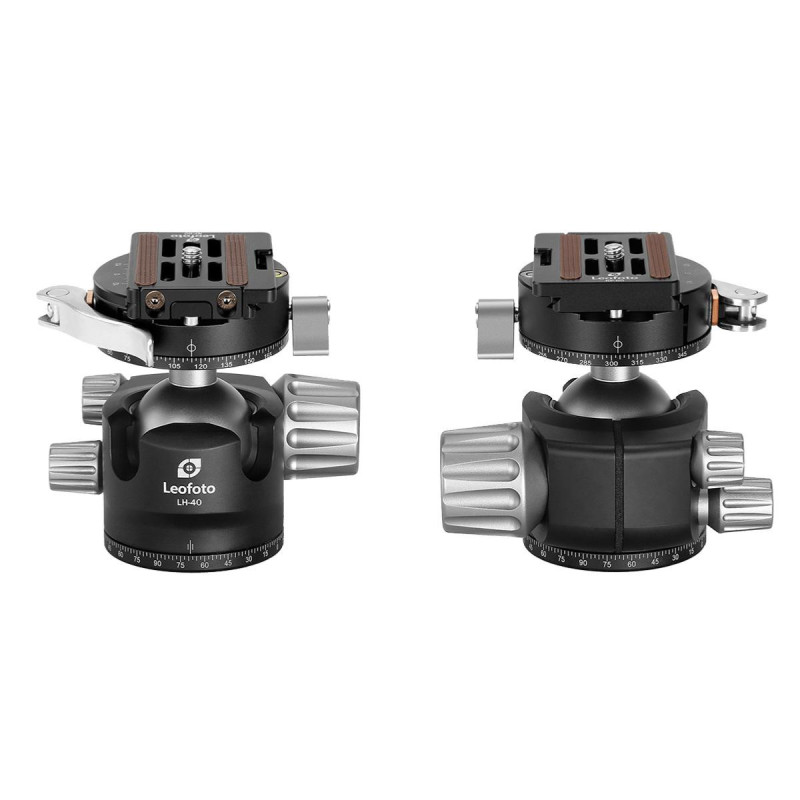 Leofoto Kit Trépied LS-324C Carbone 4 sections avec rotule LH-40