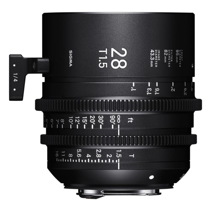 Sigma Objectif Cine 28mm T1.5 FF High Speed Prime Canon EF - Feet