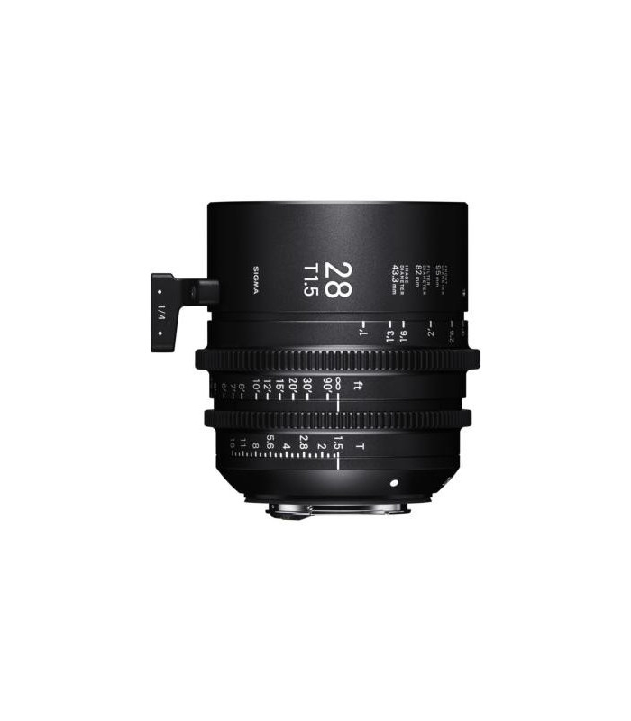 Sigma Objectif Cine 28mm T1.5 FF High Speed Prime Canon EF - Feet