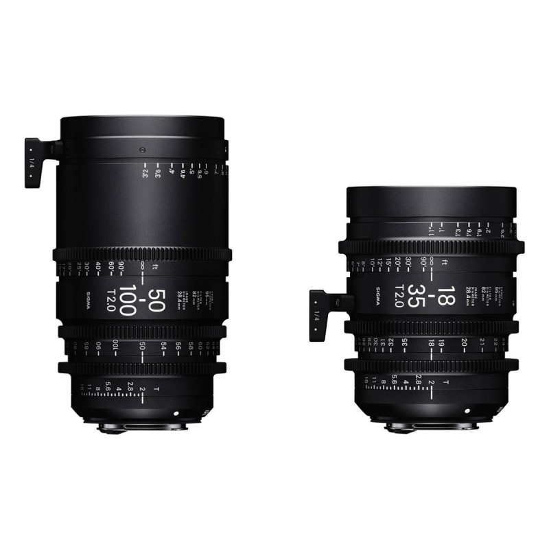 Sigma Kit Objectifs Cine 18-35mm T2 et 50-100mm T2 F/CE Feet Canon EF