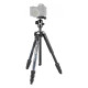 Manfrotto Trépied Element MII Alu 4 Sections - Noir