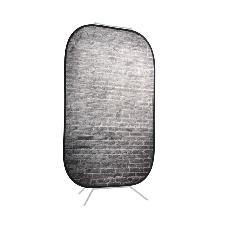 Manfrotto Fond pliable 1.5 x 2.1m Urban Brique Blanche/Brique Grise 