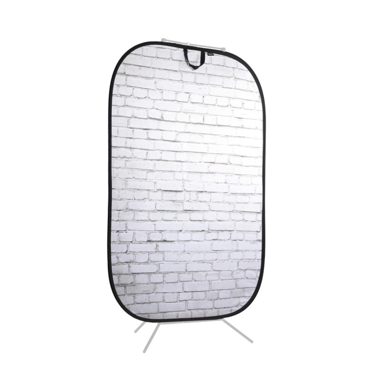 Manfrotto Fond pliable 1.5 x 2.1m Urban Brique Blanche/Brique Grise 