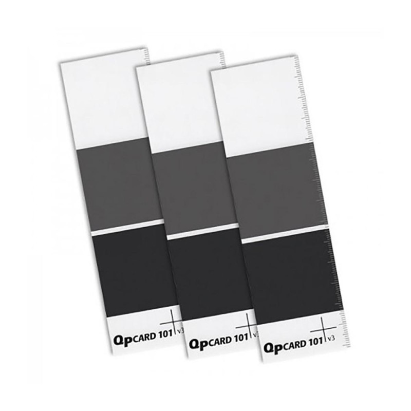 Qpcard Charte de Gris Neutre 101 x3