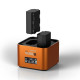 Hähnel Chargeur double ProCube2 - Sony