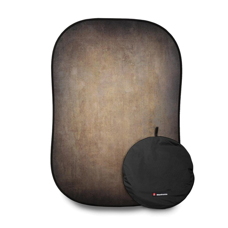 Manfrotto Fond pliable 1.5 x 2.1m Noyer / Etain