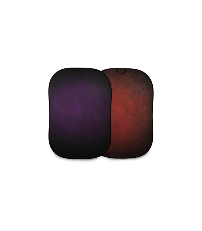 Manfrotto Fond pliable 1.5 x 2.1m Aubergine / Carmin